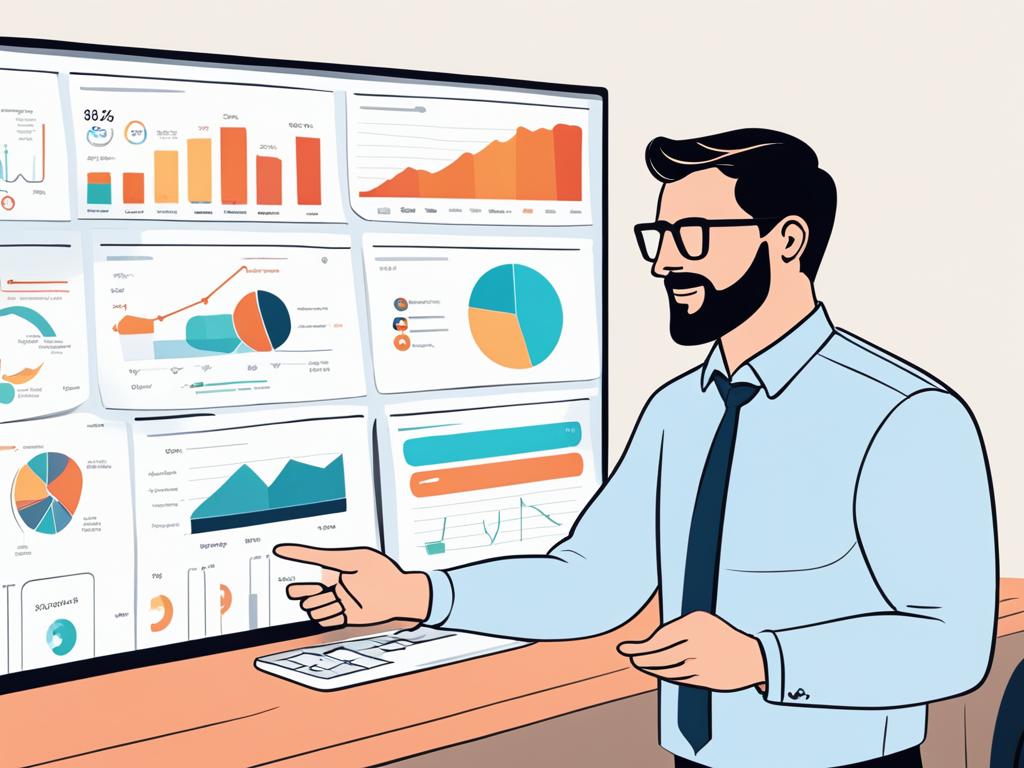 CRM system in action